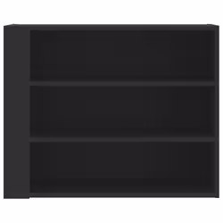 VidaXL 848417 scaffale Legno Nero - Vista aggiuntiva 4