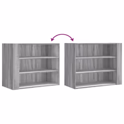 VidaXL 848421 scaffale Legno Grigio - Vista aggiuntiva 7