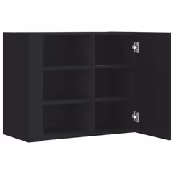 VidaXL 848424 scaffale Legno Nero - Vista aggiuntiva 6