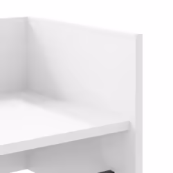 VidaXL 848451 scaffale Legno Bianco - Vista aggiuntiva 4
