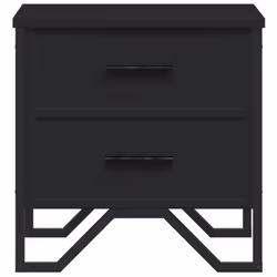 VidaXL 848504 comodino Nero - Vista aggiuntiva 5
