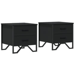 VidaXL 848505 comodino Nero