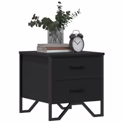 VidaXL 848505 comodino Nero - Vista aggiuntiva 4