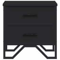 VidaXL 848505 comodino Nero - Vista aggiuntiva 5