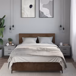 vidaXL Comodini 2 pz Grigio Sonoma 40x41x40 cm in Truciolato - Vista aggiuntiva 3