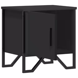 VidaXL 848514 comodino Nero - Vista aggiuntiva 6