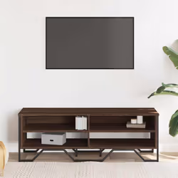 vidaXL Mobile Porta TV Rovere Marrone 122x34x41cm in Legno Multistrato - Vista aggiuntiva 3
