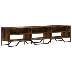 vidaXL Mobile Porta TV Rovere Fumo 180x34x41 cm in Legno Multistrato - Vista aggiuntiva 2