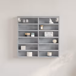 VidaXL 847929 scaffale Legno Grigio - Vista aggiuntiva 2