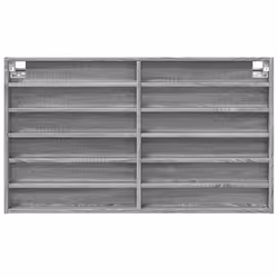 VidaXL 847938 scaffale Legno Grigio - Vista aggiuntiva 4