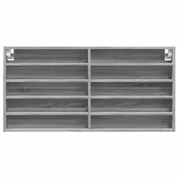 VidaXL 847952 scaffale Legno Grigio - Vista aggiuntiva 4