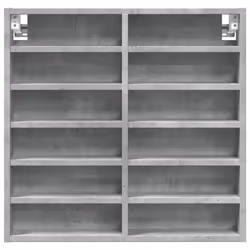 VidaXL 847964 scaffale Legno Grigio - Vista aggiuntiva 4