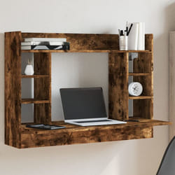 Vidaxl - Scrivania a Parete Rovere Fumo 105x48x75cm Legno Multistrato 119108