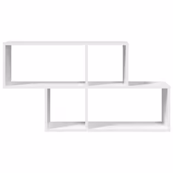 VidaXL 848017 scaffale Legno Bianco - Vista aggiuntiva 4