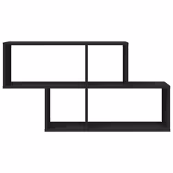 VidaXL 848018 scaffale Legno Nero - Vista aggiuntiva 4