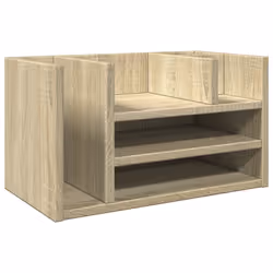 vidaXL Organizer Scrivania Rovere Sonoma 44,5x24x25 Legno Multistrato - Vista aggiuntiva 2