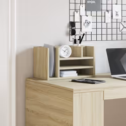 vidaXL Organizer Scrivania Rovere Sonoma 44,5x24x25 Legno Multistrato - Vista aggiuntiva 3
