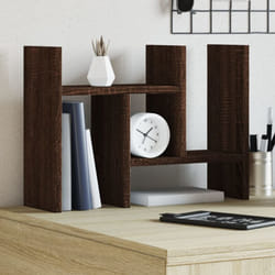 Organizer Scrivania Rovere Marrone 34,5x15,5x35,5cm Multistrato Vidaxl 762461