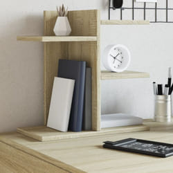 Organizer Scrivania Rovere Sonoma 42x21,5x42 cm Multistrato Vidaxl 662502