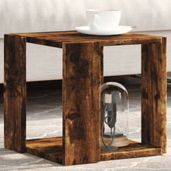 Vidaxl - Tavolino da Salotto Rovere Fumo 32x32x30 cm Legno Multistrato 995537