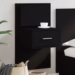 VidaXL 848160 comodino Nero