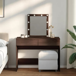 Vidaxl - Toeletta con led Rovere Marrone 100x40x130 cm 542833