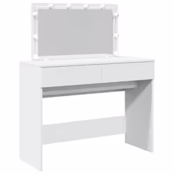 vidaXL Toeletta con LED Bianco 100x40x120 cm - Vista aggiuntiva 2