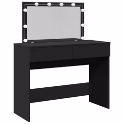 vidaXL Toeletta con LED Nero 100x40x120 cm - Vista aggiuntiva 2