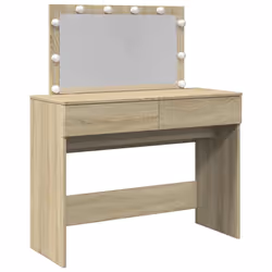 vidaXL Toeletta con LED Rovere Sonoma 100x40x120 cm - Vista aggiuntiva 2