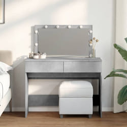 Vidaxl - Toeletta con led Grigio Cemento 100x40x120 cm 260075