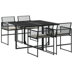VidaXL 3295008 set mobili da esterno Crema, Bianco
