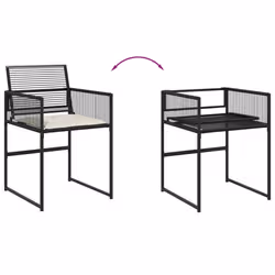 VidaXL 3295008 set mobili da esterno Crema, Bianco - Vista aggiuntiva 8