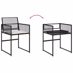 VidaXL 3295013 set mobili da esterno Crema, Bianco - Vista aggiuntiva 7