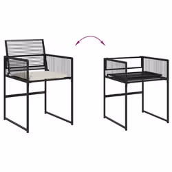 VidaXL 3295023 set mobili da esterno Crema, Bianco - Vista aggiuntiva 4