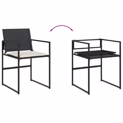VidaXL 3295063 set mobili da esterno Crema, Bianco - Vista aggiuntiva 7