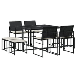 VidaXL 3295068 set mobili da esterno Crema, Bianco