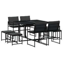 VidaXL 3295083 set mobili da esterno Grigio scuro