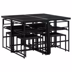 VidaXL 3295083 set mobili da esterno Grigio scuro - Vista aggiuntiva 6
