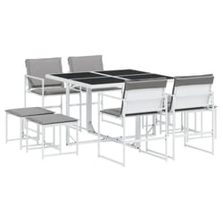 VidaXL 3295098 set mobili da esterno Grigio chiaro