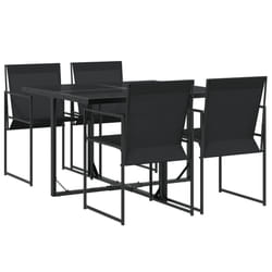 VidaXL 3295118 set mobili da esterno Nero