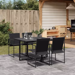 VidaXL 3295118 set mobili da esterno Nero - Vista aggiuntiva 2