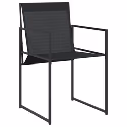 VidaXL 3295123 set mobili da esterno Nero - Vista aggiuntiva 4
