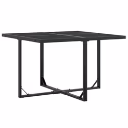 VidaXL 3295128 set mobili da esterno Nero - Vista aggiuntiva 3