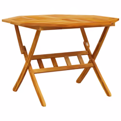vidaXL Set Pranzo da Giardino Pieghevole 5pz Legno Massello di Acacia - Vista aggiuntiva 3