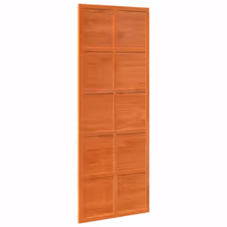 vidaXL Porta del Granaio Marrone 80x208 cm in Legno Massello di Pino - Vista aggiuntiva 2