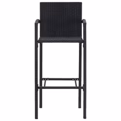 VidaXL 3295276 set mobili da esterno Nero - Vista aggiuntiva 6