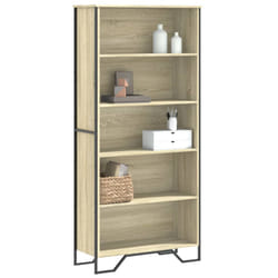vidaXL Libreria Rovere Sonoma 80x31x169 cm in Truciolato