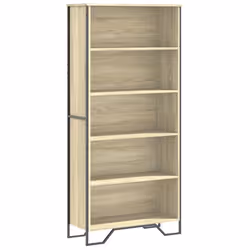 vidaXL Libreria Rovere Sonoma 80x31x169 cm in Truciolato - Vista aggiuntiva 2
