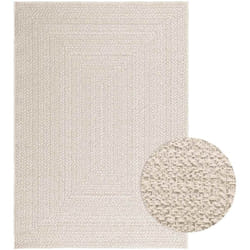 Tappeto zizur Crema 120x170 cm Aspetto Iuta Interni ed Esterni Vidaxl 645767