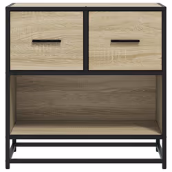 VidaXL 848695 comodino 2 cassetto/cassetti Quercia - Vista aggiuntiva 5